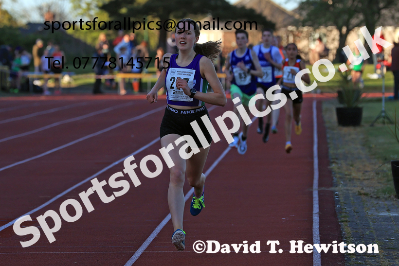 The 1500 metres, 2026 NEGP 1, Monkton Stadium. Photo: David T. Hewitson/Sports for All Pics